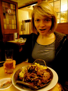 Well deserved after a hard day of hitching