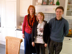 Kidnapped by a German lady who wanted to feed us cake