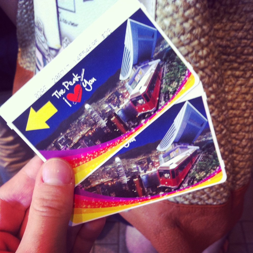 Take the tram to Victoria Peak...