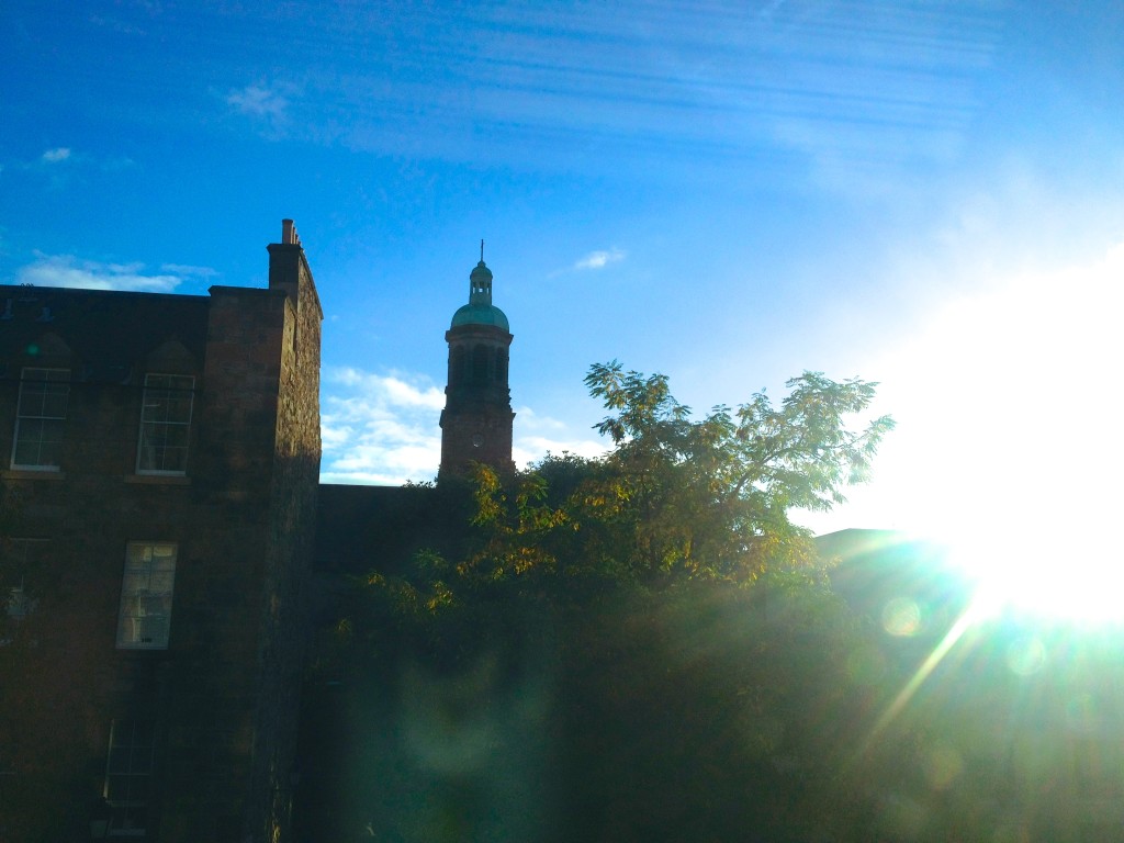 Bright and lots of light-view from the kitchen