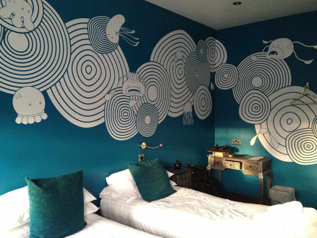 My double ensuite room at the Fort Boutique Hostel