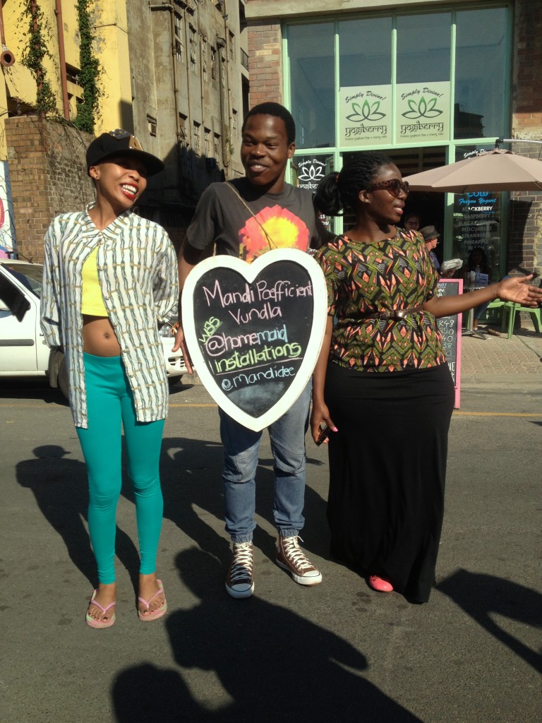 Sundays in Maboneng Precinct: place is buzzing with some cool characters... 