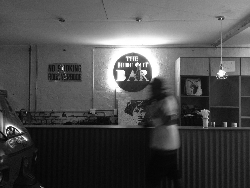 Where to stay- This is the cool Hideout Bar situated in the cool trendy Curiosity backpackers  - a brand new affordable hostel for curious urbanites from all over the world to explore Joburg’s hidden treasures,