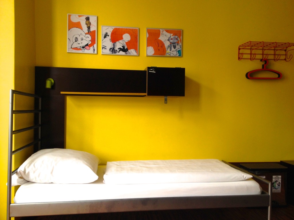 Dorms at Circus Hostel-come equipped with private reading light and plug points.