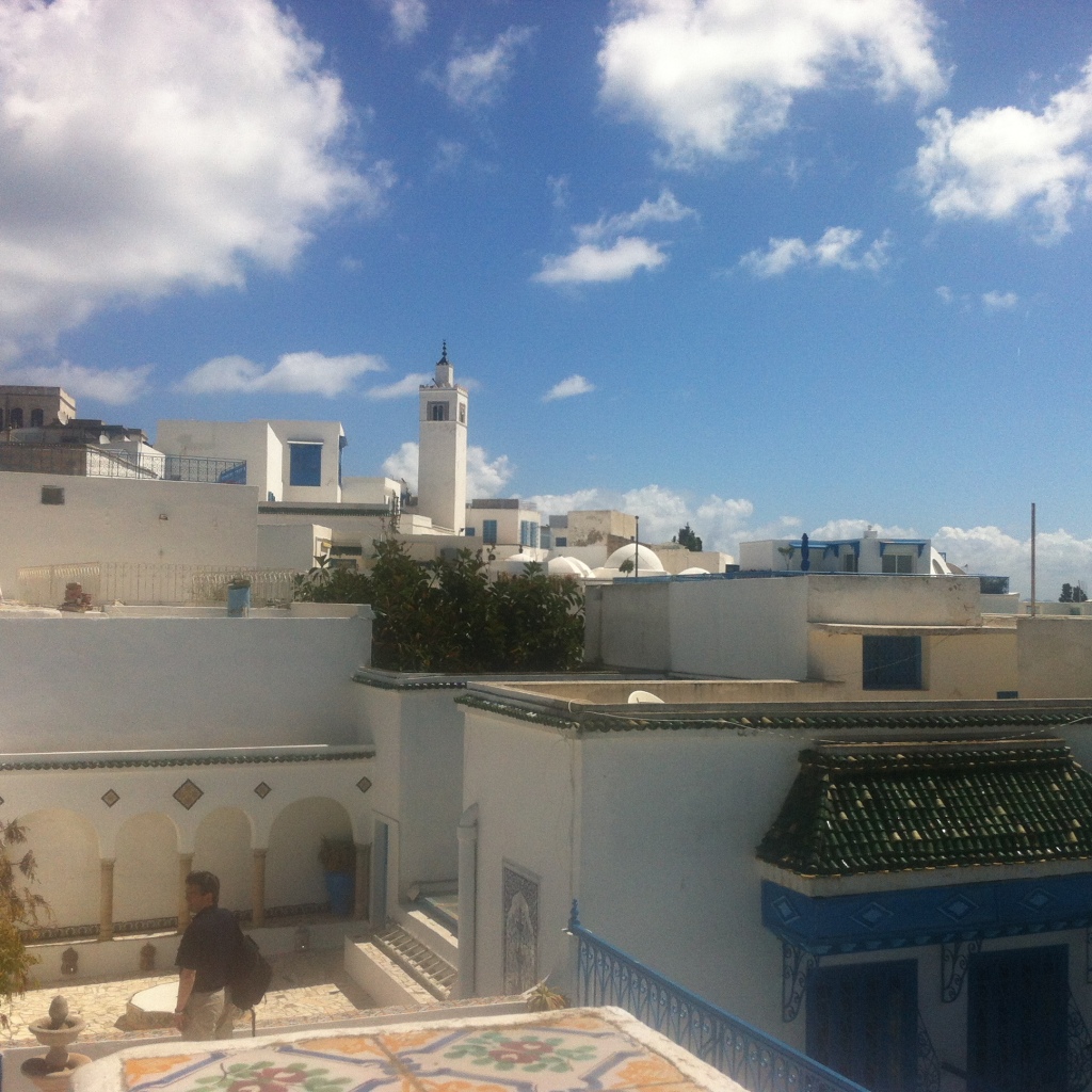 New city, every day. Loved Sibi Bou Said, the blue and white fishing village of Tunis