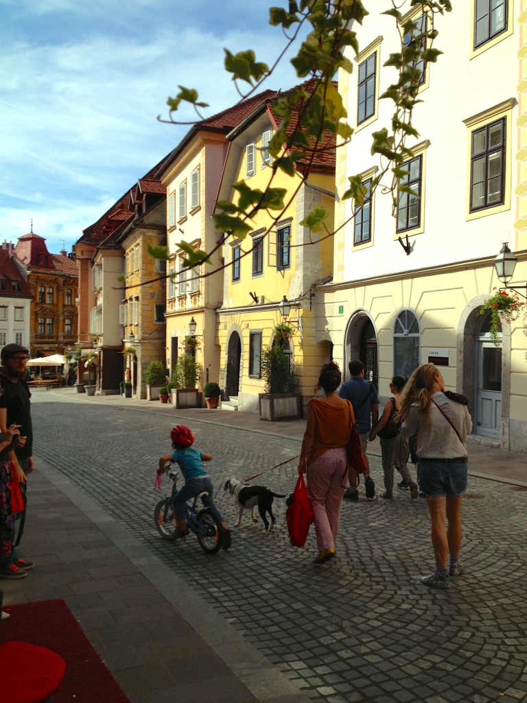 Old Town of Ljubljana: very pedestrian friendly