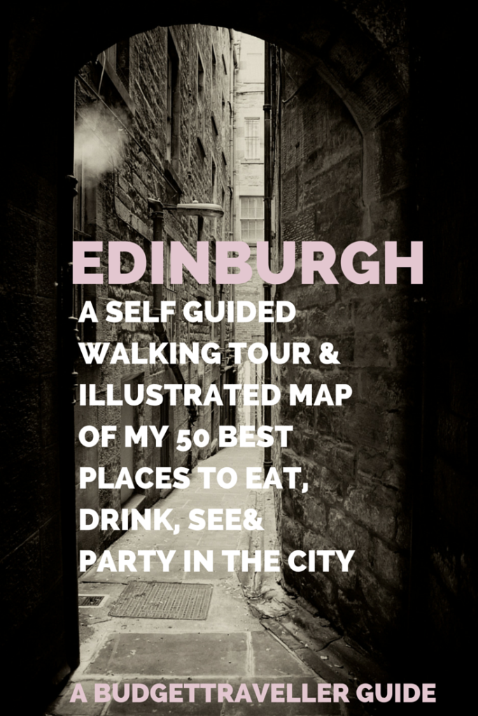 self guided free walking tour of edinburgh