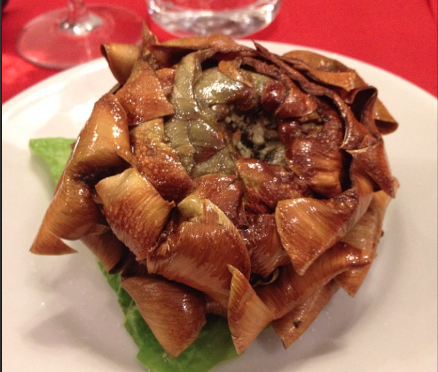 Carciofo alla Giudea - fried artichoke