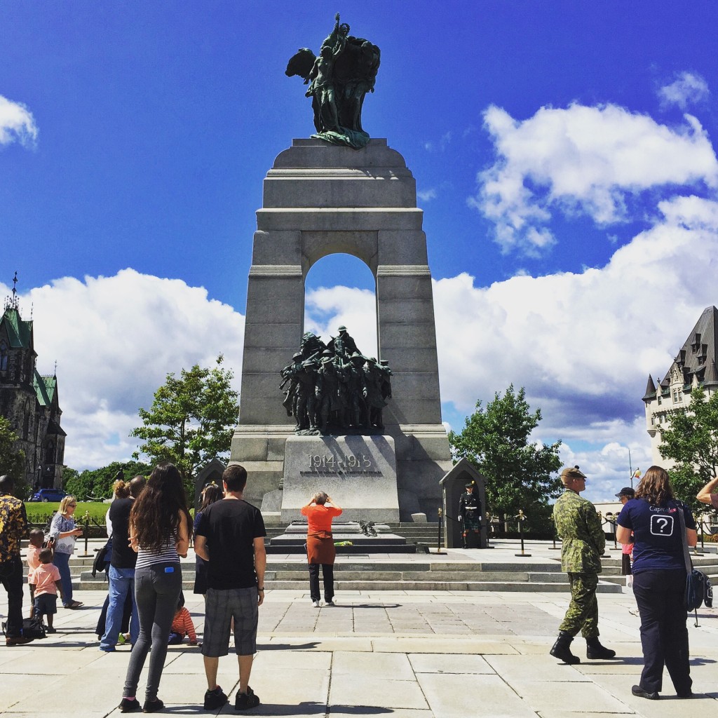 'How will you be remembered?' : National War Memorial, Ottawa