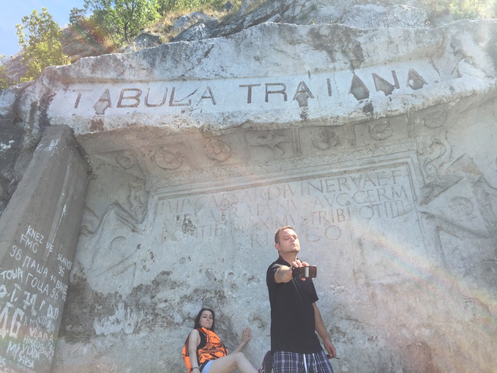 Uros posing for an epic selfie while Zorica ...