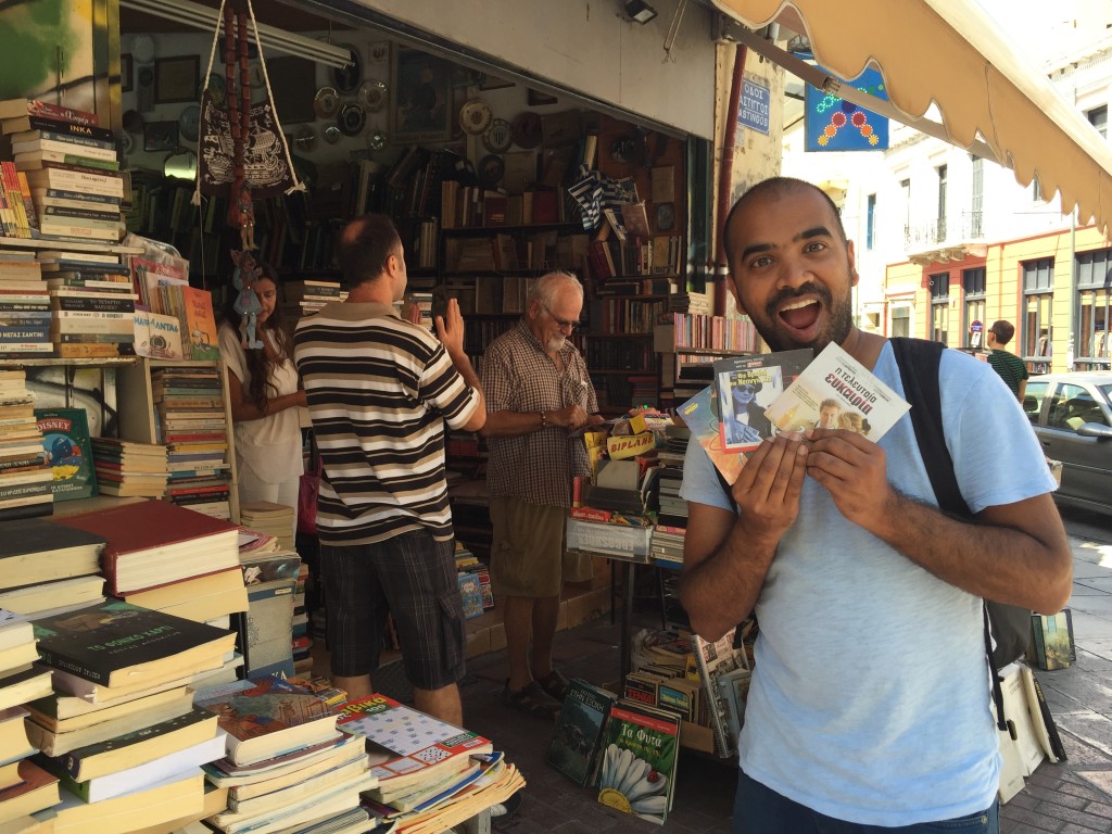Visit to the Monistiraki Flea Market is a must when visiting Athens. You can find all kinds of stuff here. My great find was a bunch of DVD's including the classic 