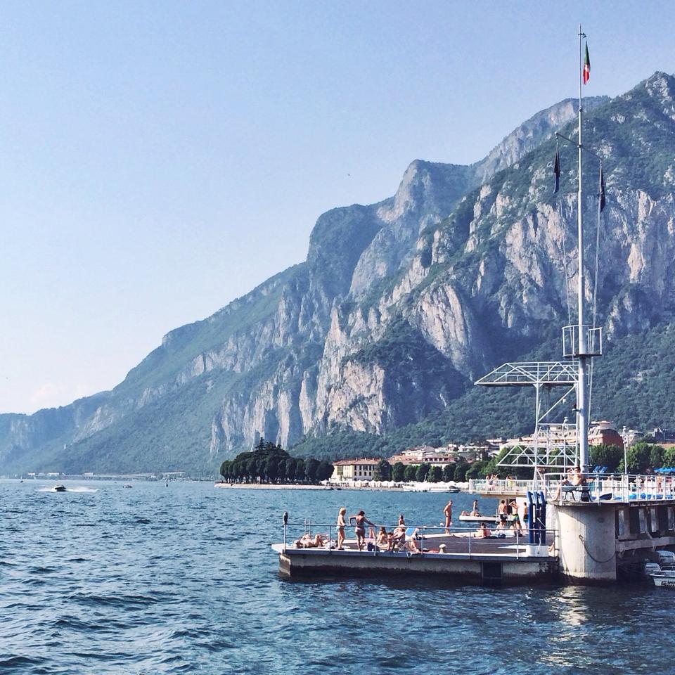 Summer in full swing in Lake Lecco