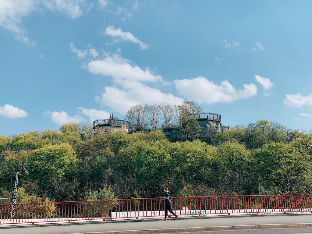 Flak Tower in Humboldthain Park Berlin