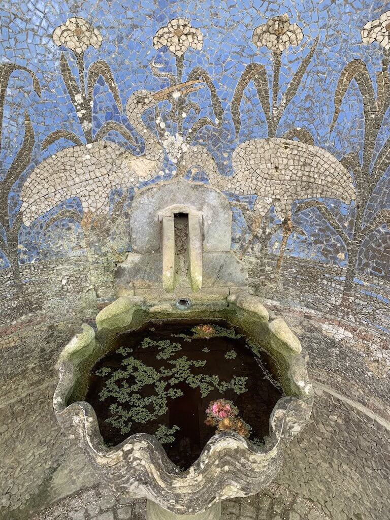 water fountain Quinta da Regaleira