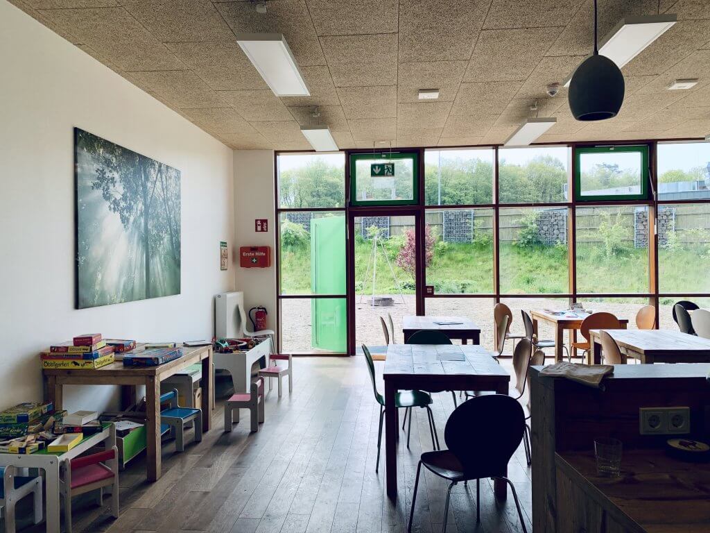 Common room at the hostel